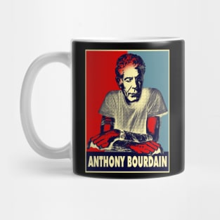 Retro Anthony Bourdain Mug